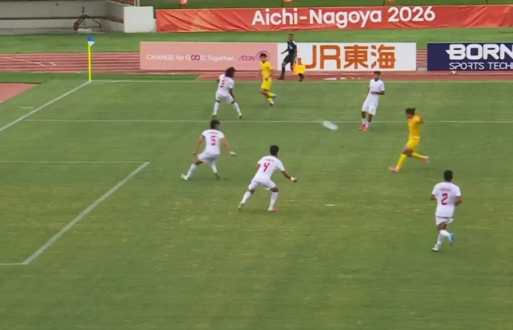 半场-U23国足0-0伊朗U23 U23国足控球率仅三成，3脚打门0射正